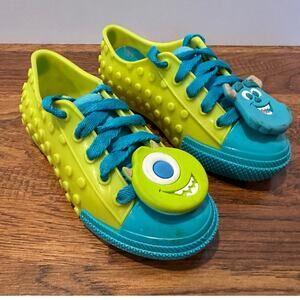 Mini Melissa Polibolha Disney Monsters Inc Sneakers Kids Size 12 NWOB Cute
